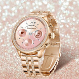 Smart Watch Reloj inteligente de moda para mujer con llamadas Bluetooth