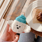 Funda para AirPods Lindo perrito con sombrero