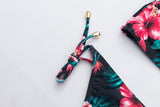 Traje de baño dos piezas sexy con estampado de bikini sexy olanes