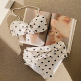 Traje de baño lunares sexy