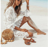 Salida de baño hueco encage playa abrigo largo