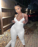 Mono con tirantes cruzados Enteriso Jumpsuit