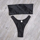 Traje de baño dos piezas sexy estampado