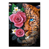 Pintura de diamantes con animales coloridos