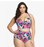 Nuevo bikini traje de baño traje de baño retro talla grande Bikini