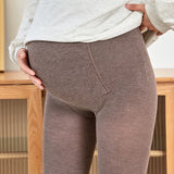 Pantimedias de mujer embarazada rayas verticales de algodón otoño e invierno