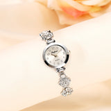 Reloj de pulsera de flores para mujer.