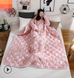 Edredón oso perezoso de invierno con mangas