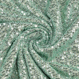 Vestido de noche con bola adelgazante y lentejuelas brillantes divididas