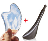 Eliminador de arrugas y Estiramiento facial, placa transparente, placa de belleza de dragado de meridianos