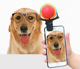 Juguete para fotos de mascotas, artefacto para selfies, cámara divertida para perro, clip para teléfono, clip para selfies