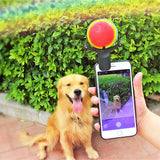 Juguete para fotos de mascotas, artefacto para selfies, cámara divertida para perro, clip para teléfono, clip para selfies