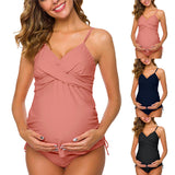 Traje De Baño  Ajustable Con Almohadilla En El Pecho maternidad