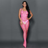 Lencería sexy una pantimedias sin entrepierna