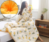 Edredón oso perezoso de invierno con mangas