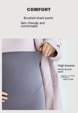 Leggings de soporte para el vientre de cintura alta con forro polar, pantalones gruesos informales de otoño e invierno, nuevos pantalones de maternidad
