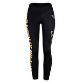 Leggings deportivo offset letras doradas
