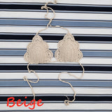 Traje de baño dos piezas tejido bikini sexy