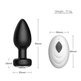 Masajeador de próstata remoto Vibración Consolador SexToys Butt Plug para hombres y mujeres