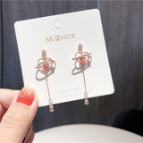 Aretes Pendientes colgantes Love