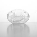 Copa menstrual transparente para mujer menstrual con funda