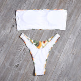 Traje de baño dos piezas sexy estampado