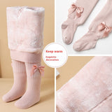 Leggings para bebé Pantimedias Forro polar engrosado