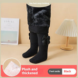 Leggings para bebé Pantimedias Forro polar engrosado