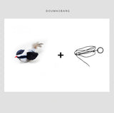 Juguete para gatos con diseño simulación de loro, suministros para mascotas Catbirdtoy