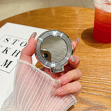 Soporte magnético espejo ultrafino para teléfono móvil plegable