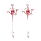 Aretes Pendientes colgantes Love