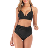 traje de baño dos piezas estampado