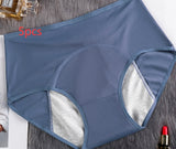 Panties menstruales pack 5 piezas de ropa interior menstrual para mujer a prueba de fugas