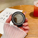 Soporte magnético espejo ultrafino para teléfono móvil plegable