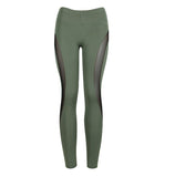 Leggings yoga con malla, leggings deportivos de yoga ajustados