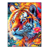 Pintura de diamantes con animales coloridos