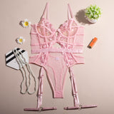 Body bordado ultrafino de moda