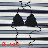 Traje de baño dos piezas tejido bikini sexy