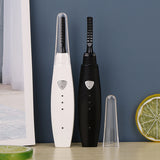 Rizador de pestañas en caliente eléctrico, rizador de pestañas recargable por USB, rizador de pestañas Natural de calentamiento rápido, herramientas de maquillaje de larga duración