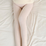 Pantimedias de mujer embarazada rayas verticales de algodón otoño e invierno