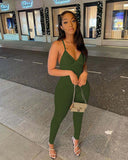 Mono con tirantes cruzados Enteriso Jumpsuit