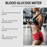 Medidor de glucosa inteligente sin pinchar ligero no invasivo y fácil de usar