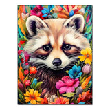 Pintura de diamantes con animales coloridos