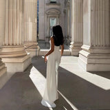 Jumpsuit recto con control de cintura de nueva moda