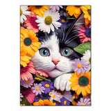 Pintura de diamantes con animales coloridos