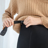 Pantimedias de mujer embarazada rayas verticales de algodón otoño e invierno