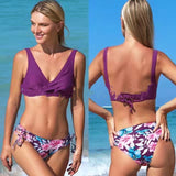 Traje de baño de moda Traje de baño de playa dividido con push up sexy