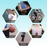 Toalla deportiva de microfibra para refrigeración física, toallas faciales de hielo frescas instantáneas para gimnasio, natación, Yoga, correr, ciclismo, toalla de secado rápido