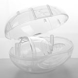 Copa menstrual transparente para mujer menstrual con funda