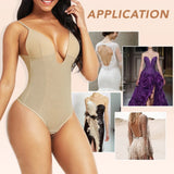 Faja ajustado sin espalda para contracción del vientre, cintura, moldeador de cuerpo, espalda en T de una pieza